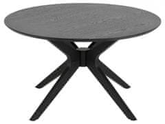 Design Scandinavia Konferenční stolek Duncan, 80 cm, černá