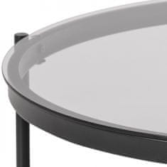 Design Scandinavia Konferenční stolek Bayonne, 79 cm, černá