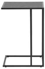 Design Scandinavia Odkládací stolek Seaford, 63 cm, černá