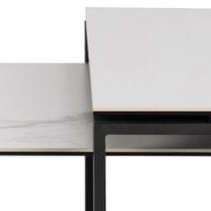 Design Scandinavia Konferenční stolek Katrine (SADA 2ks), 115 cm, bílá
