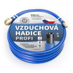 TUBI Vzduchová hadice s rychlospojkami modrá 9x15 mm - 20 m