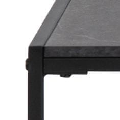 Design Scandinavia Konferenční stolek Infinity, 80 cm, černá