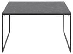 Design Scandinavia Konferenční stolek Infinity, 80 cm, černá