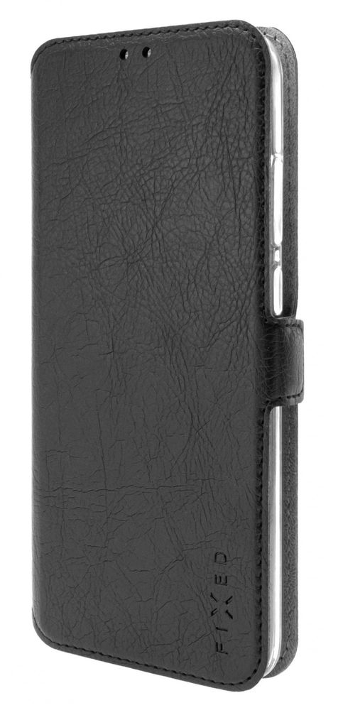 FIXED Tenké pouzdro typu kniha Topic pro Motorola Moto E7 Plus FIXTOP-591-BK, černé