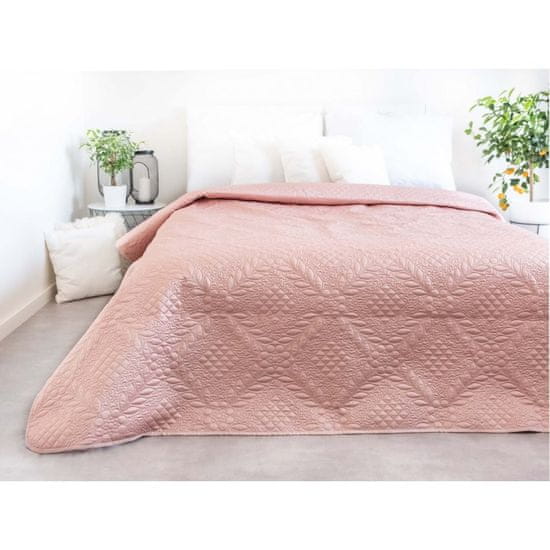 Alum online Luxusní přehoz na postel – starorůžový 220 × 240 cm