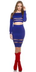 Amiatex Dámská sukně 72700, královská modrá, UNIVERZáLNí