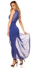 Amiatex Dámské šaty 72816, královská modrá, S