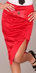 Amiatex Dámská sukně 77081, červená, 36