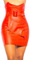 Amiatex Dámská sukně 79511, červená, L