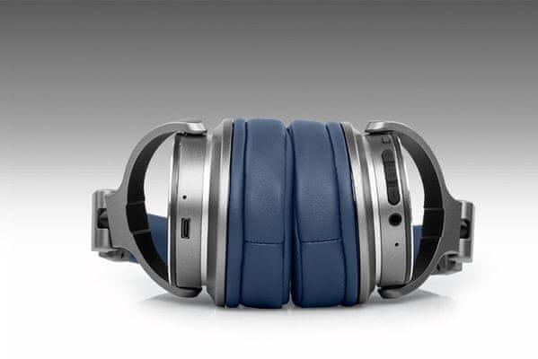  bezdrátová náhlavní moderní sluchátka muse m-278btb příjemný zvuk 40mm měniče výdrž až 30 h handsfree mikrofon 