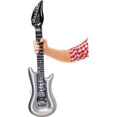 Nafukovací stříbrná kytara - 100 cm