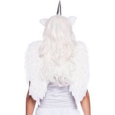 Křídla anděl - bílá, rozpětí křídel 50x50 cm - vánoce