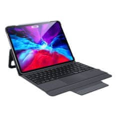Dux Ducis Wireless Keyboard pouzdro s klávesnicí na iPad Pro 12.9'' 2018 / 2020 / 2021, černé