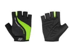 Wista Cyklistické rukavice pánské černá/zelená – 80178 XL