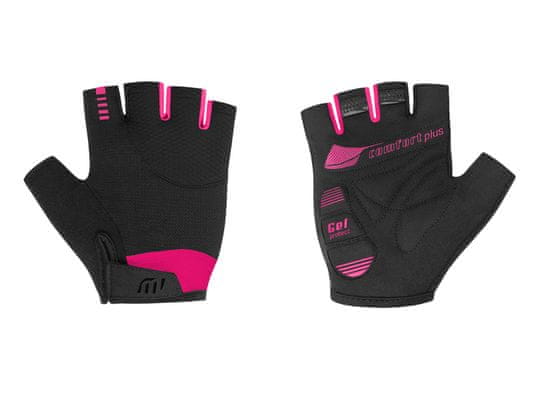 Wista Cyklistické rukavice WISTA GelPro dámské černá/růžová