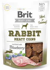 Brit Jerky Rabbit Meaty Coins 12x 80g
