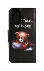 TopQ Pouzdro Realme 8 5G knížkové Don´t Touch méďa 67673