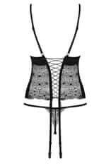 Obsessive Erotický korzet Sharlotte corset - OBSESSIVE rubínová S/M
