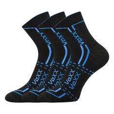 ponožky Franz 03 černá 3 pár EU 35-38