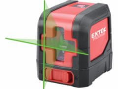 Extol Premium Laser zelený liniový, křížový samonivelační