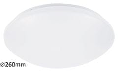 Rabalux  LED koupelnové stropní svítidlo Lucas 1x12W | 780lm | 4000K | IP44 | 26cm - kruhové bílé