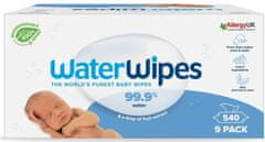 WaterWipes 100% BIO odbouratené ubrousky 9x 60 ks