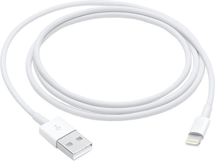 Apple kabel USB-A - Lightning, M/M, nabíjecí, datový, 1m MXLY2ZM/A, bílá - zánovní