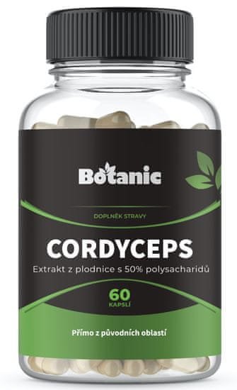 Botanic Cordyceps 50% polysacharidů 60 kapslí