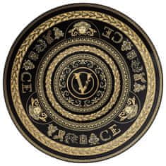 Rosenthal Versace ROSENTHAL VERSACE VIRTUS GALA BLACK Servírovací talíř 33 cm