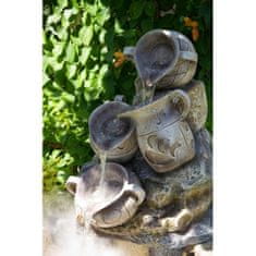 Greatstore Zahradní kašna - fontána džbánky 70 x 83 x 75 cm