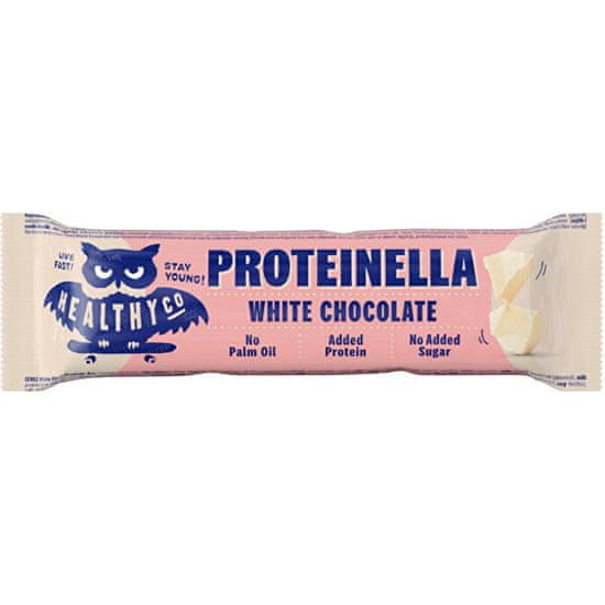 HealthyCo Proteinella Bar 35 g - bílá čokoláda