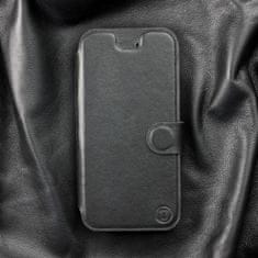 Mobiwear Luxusní flip pouzdro na mobil Huawei P20 Lite - Černé - kožené - L_BLS Black Leather
