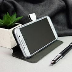 Mobiwear Flipové pouzdro na mobil Honor 8X v provedení C_BLS Black&Gray s šedým vnitřkem