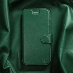 Mobiwear Luxusní flip pouzdro na mobil Samsung Galaxy S10 - Zelené - kožené - L_GRS Green Leather