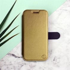 Mobiwear Flip pouzdro na mobil Huawei P10 Lite v provedení C_GOS Gold&Gray