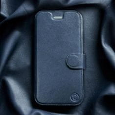 Mobiwear Luxusní kožené flip pouzdro na mobil Realme 8 - Modré - L_NBS Blue Leather
