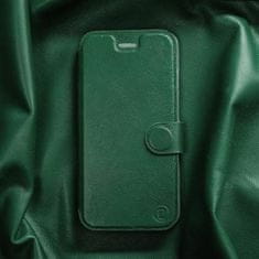 Mobiwear Luxusní flip pouzdro na mobil Xiaomi Redmi Note 9 Pro - Zelené - kožené - L_GRS Green Leather