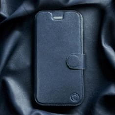 Mobiwear Luxusní flip pouzdro na mobil Xiaomi Redmi Note 9 Pro - Modré - kožené - L_NBS Blue Leather