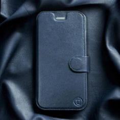 Mobiwear Luxusní flip pouzdro na mobil Xiaomi Redmi Note 9 - Modré - kožené - L_NBS Blue Leather