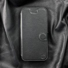 Mobiwear Flipové pouzdro na mobil Samsung Galaxy Note 20 - Černé - kožené - L_BLS Black Leather
