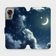 Mobiwear Flipové pouzdro na mobil Samsung Galaxy Xcover 5 - V145P Noční obloha s měsícem