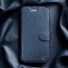 Mobiwear Kožené flip pouzdro na mobil Motorola Moto G42 - Modré - L_NBS