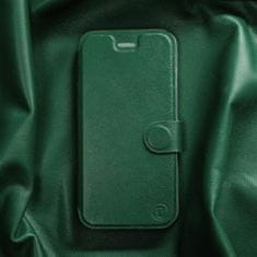 Mobiwear Kožené flip pouzdro na mobil Samsung Galaxy A04s - Zelené - L_GRS