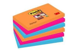 3M Samolepicí bloček "Super Sticky Bangkok", mix barev, 76 x 127 mm, 6x 90 listů, 7100242800