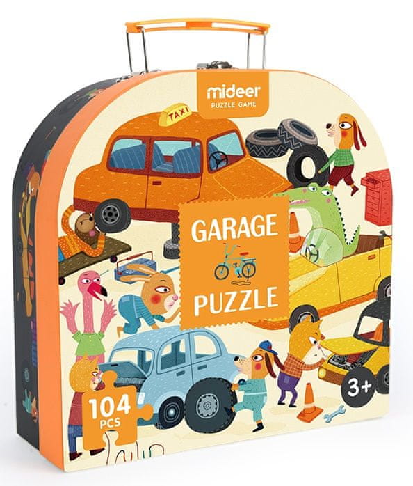 Mideer puzzle - Moje garáž, dárkové balení