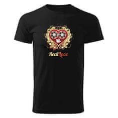 Grooters Filmové tričko - Real Love, černé Velikost: XS