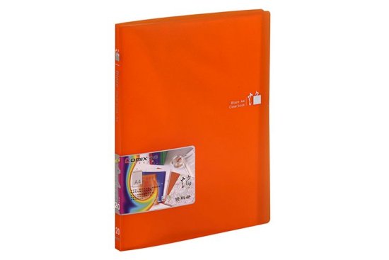 Comix Katalogová kniha Blaze QF20AK A4 - 20 kapes Oranžová