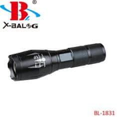 AKU svítilna Bailong BL-1831, led typu CREE XM-L T6 + výstražná násada E-005