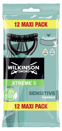 Wilkinson Sword Xtreme3 Pure Sensitive jednorázová holítka 12ks