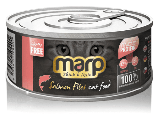 Marp Konzerva pro kočky s filety z lososa 12x70 g